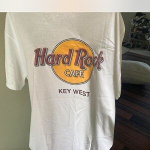 Vintage Key West Hard Rock Cafe Authentic White T-Shirt
